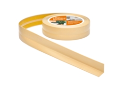 Rodapé Pvc 25x25 Mm Autoadesivo Flexível, 5 M, Creme