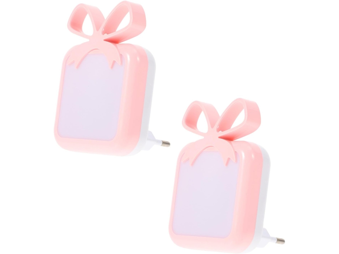 Mikikit Conjunto De 2 Luminárias Cabeceira Decorativas Em Led, Luz