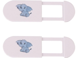 Capa De Plástico Em Formato De Elefante Para Webcam De Laptop, Conjunto Com 2 Peças
