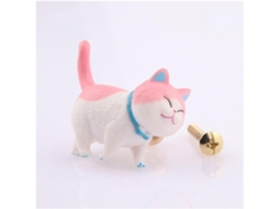 Conjunto De 2 Puxadores Giratórios Latão Em Formato Gato Para Portas Guarda Roupa, Gavetas E Portas, Com Um Único Furo