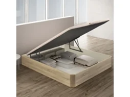 Pack Sommier Com Arrumação + Colchão De Casal De Molas Pikolin Snow (180x200 Cm - 65 Cm Altura)