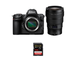 Z8 + Z 14 24mm F/2.8 S + 1 Sandisk 128gb Uhs ii 300mb/s Máquina Fotográfica Híbrida Full frame + Ebook “20 Dicas para Fotos Que Impressionam” NIKON