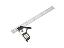 Régua De Ângulo Retângulo Ajustável De Metal 300mm Para Engenheiros