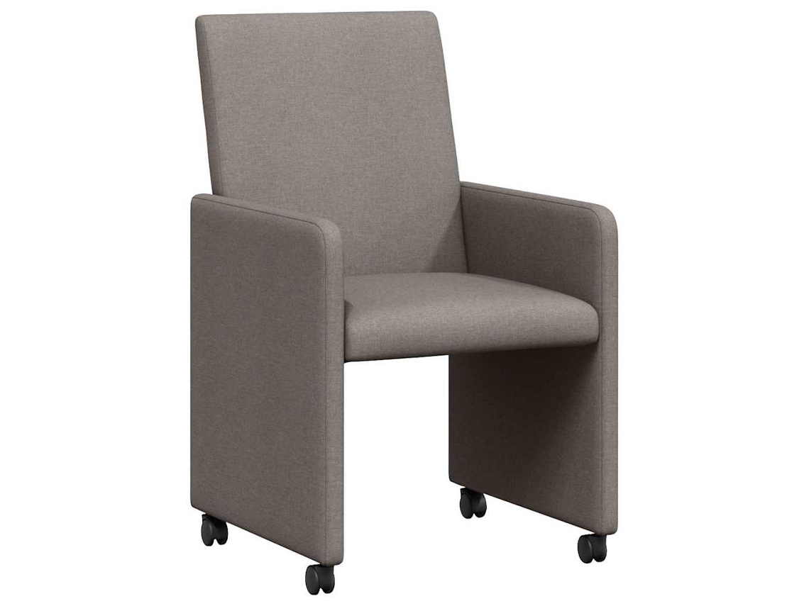 Conjunto de 2 Cadeiras de Jantar Cinzento Acastanhado Tído MAISON EXCLUSIVE