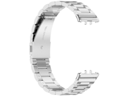 Bracelete para Huawei Watch Fit 3 / Fit 4 / Fit 4 Pro Nylon Elástico Ajustável Leite XIAOMOYU
