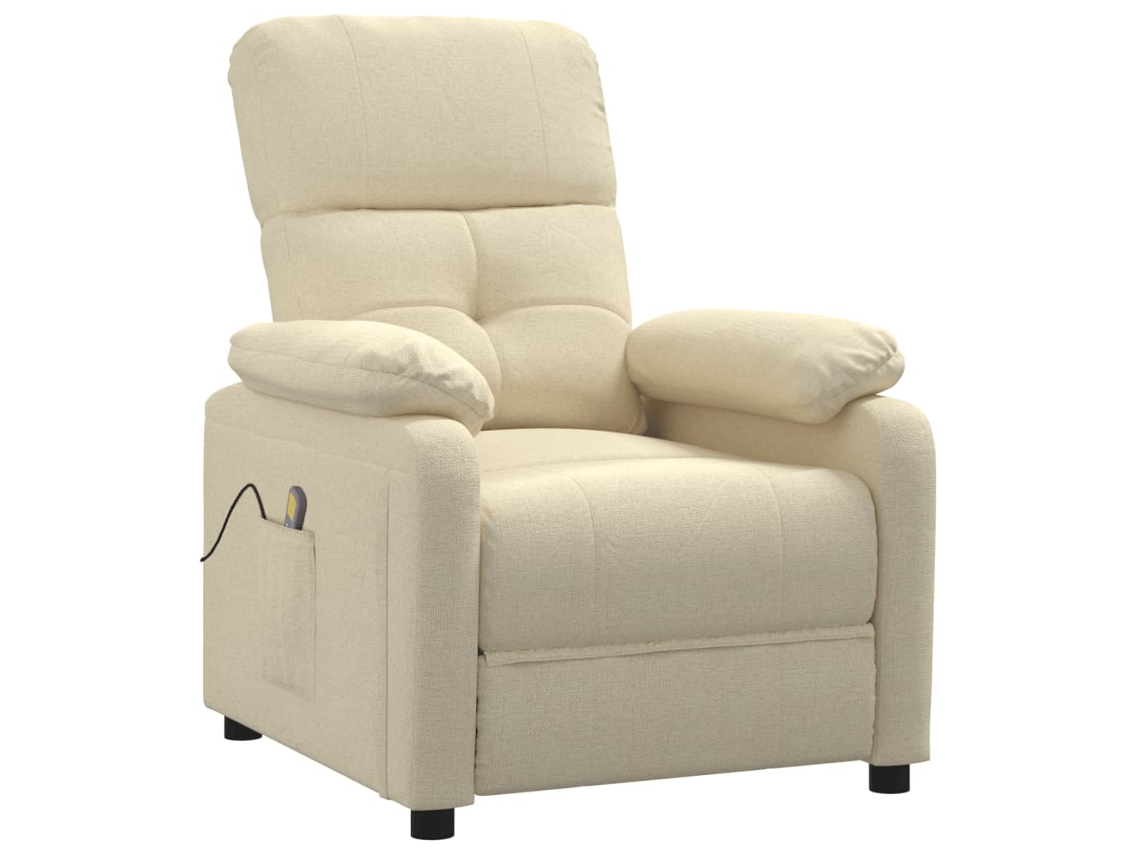 Massage Chair, Massage Chairs Vidaxl Creme Tecido
