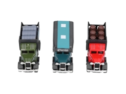 Set De 3 Caminhões De Liga Para Crianças Brinquedos De Carro Com Som E Luz Ré Modelo Simulado Presente