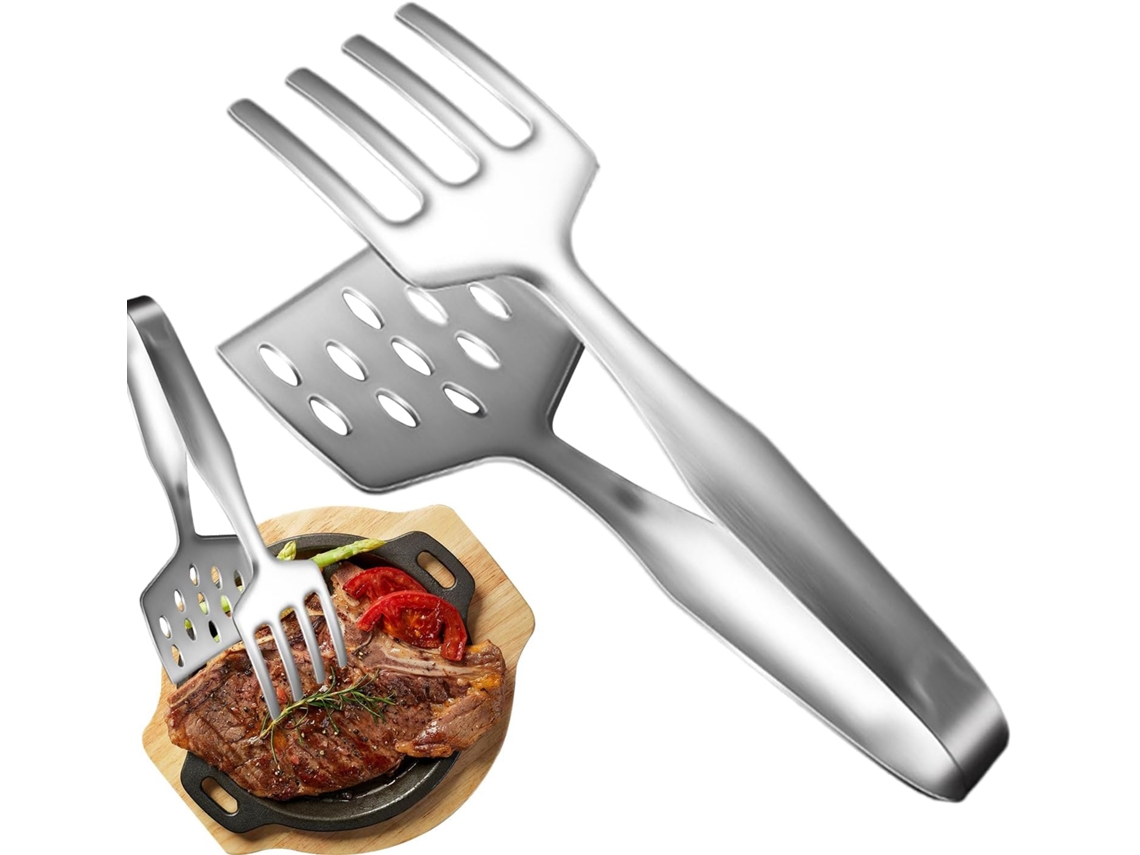 Pinça Para Churrasco Em Aço Inoxidável, Ergonômica, Ideal Para Casa, Restaurante, Camping, Piquenique E Jardim