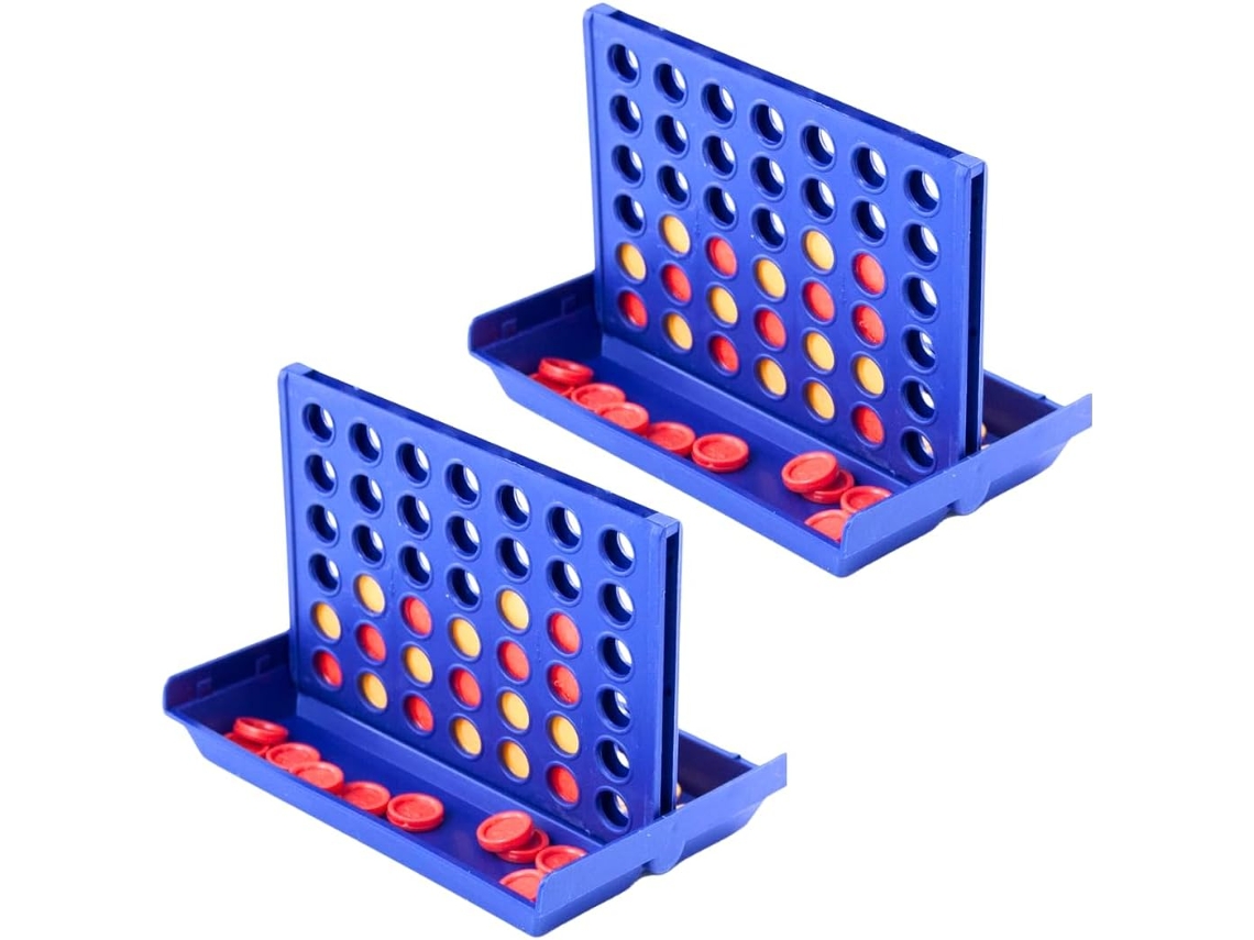 Jogo Clássico Quatro Em Linha Em Tamanho Reduzido, Jogo De Tabuleiro Mini Para Crianças, Companheiro De Viagem Perfeito Para Diver Aquaforge