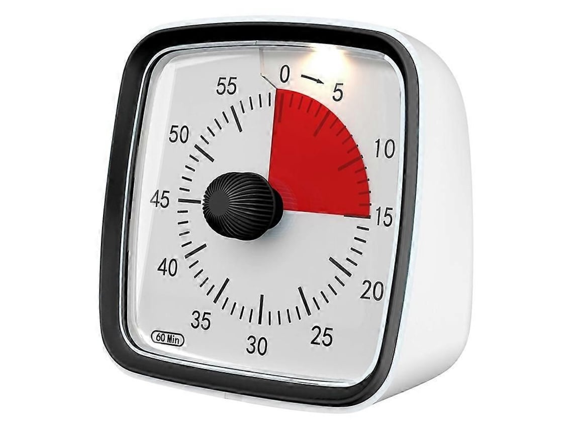 Timer De 60 Minutos, Modelo Preto, Para Sala De Aula