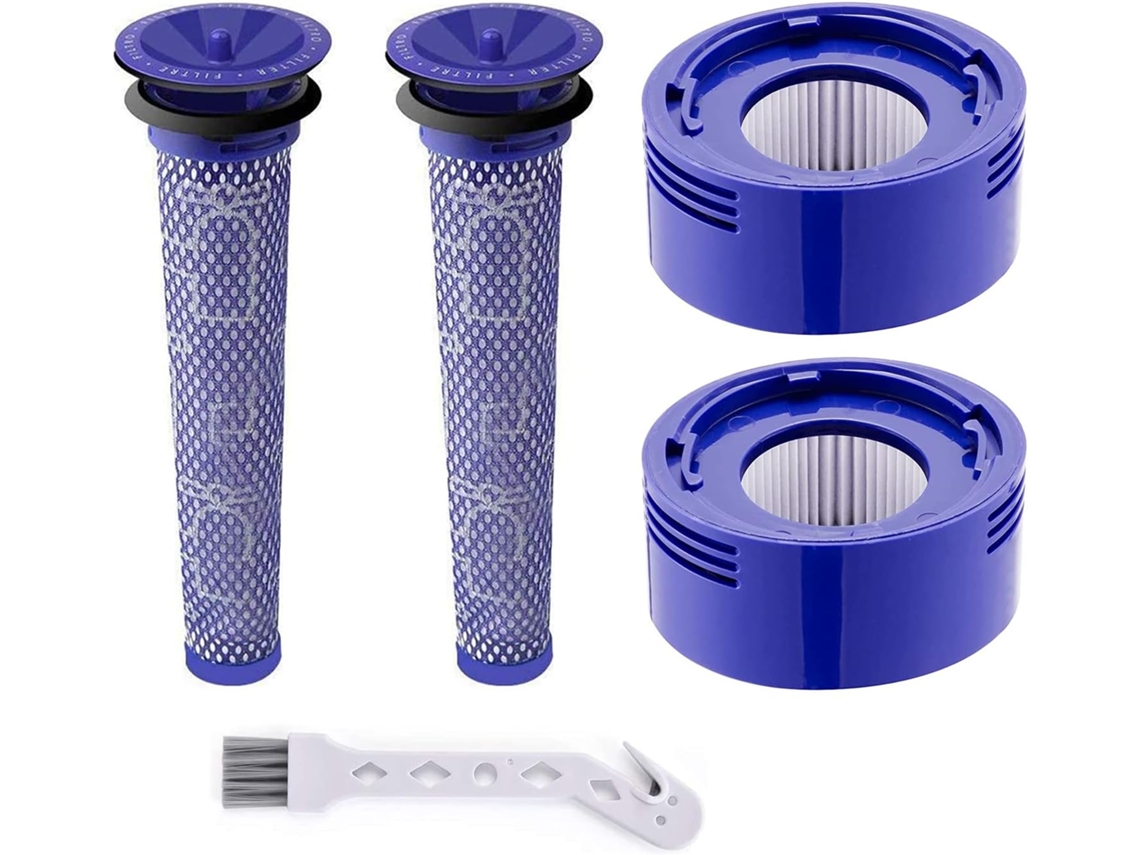 Filtros Dyson V7/v8, Pré-filtros, Pós-filtros Com Kit Limpeza.