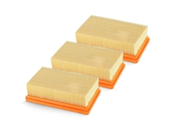 3 filtros Hepa de reposição para aspirador Kärcher MV4 MV5 MV6 WD4 WD5 WD6