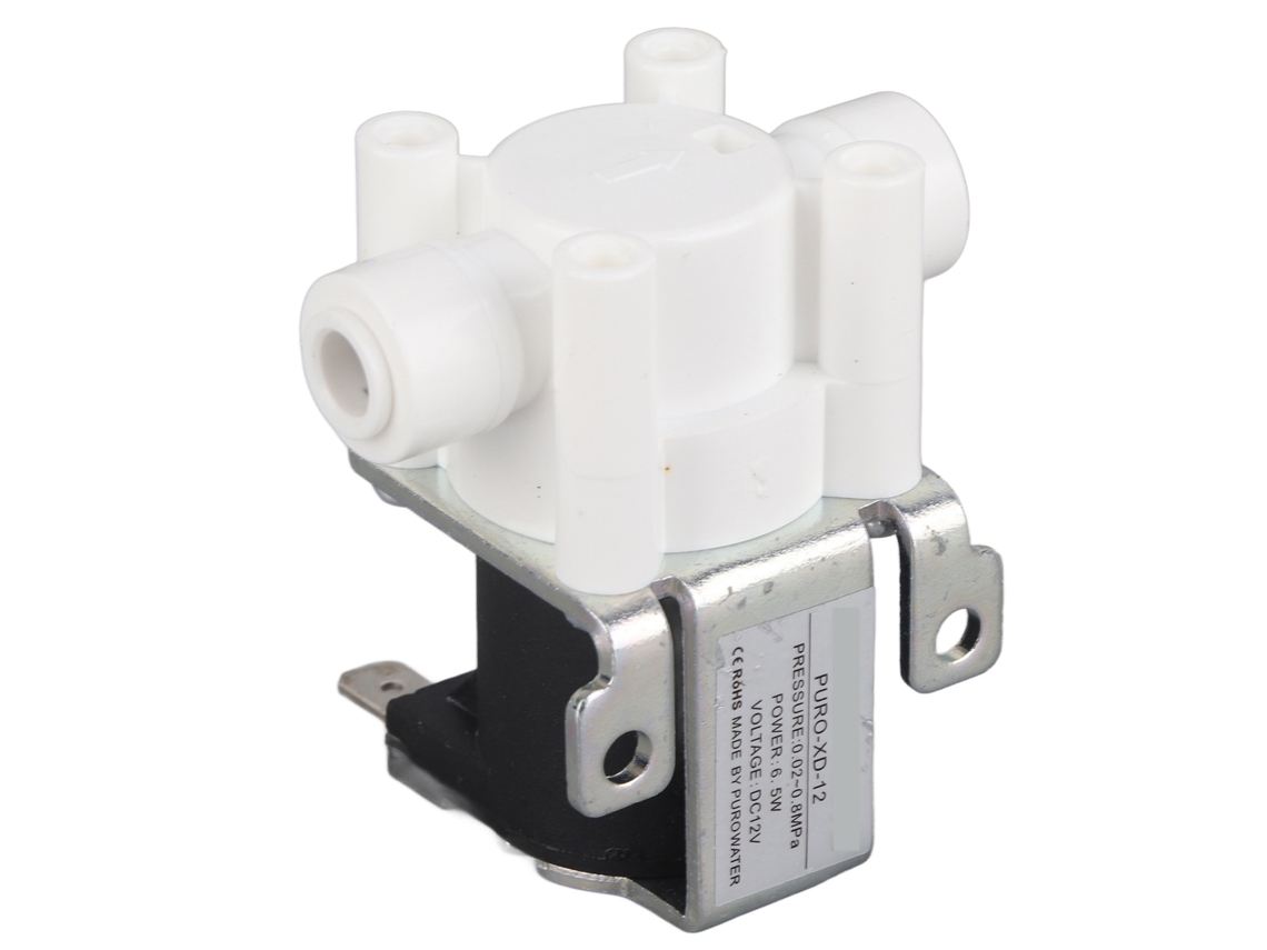 Válvula De Purificação De Água Eletromagnética Laxiscreed Dc 12v Com Conexão Rápida E Normally Closed