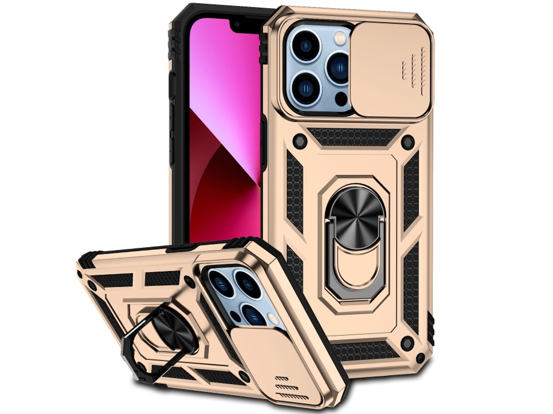 Capa Para Iphone 13 Pro Max - Suporte Deslizante Para Câmera
