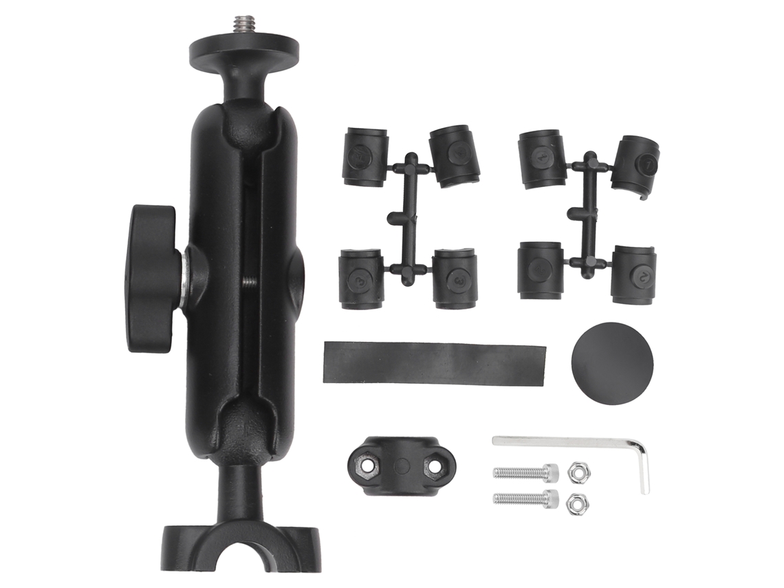 Action Camera Motorcycle Handlebar Mount Bicycle Holder Bracket With 1/4in Screw LAXISCREED