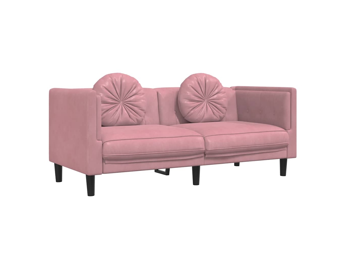 Sofa, Sofas Vidaxl Cor-de-rosa Veludo (n/a)