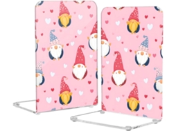 Suporte Para Livros Em Acrílico Rosa Transparente O Dia Dos Namorados, Ideal Para Escritório Ou Casa, Com Formato Em L