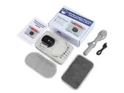 Cinta de Massagem MDUG inflável, ar condicionado, controle couro, lombar, aquecimento, cinza