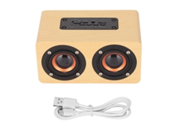 Alto falante Bluetooth Retro Portátil Amarelo LAXISCREED