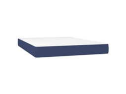 Pocket Spring Bed Mattress, Pocket Spring Bed Mattresses Vidaxl Azul Tecido (140 X 190 Cm)