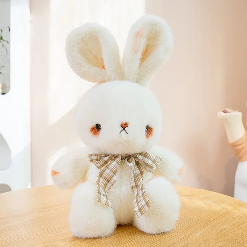 Coelho de 23 Cm e Urso de Pelúcia com Maquiagem Esfumada Brinquedo de Desenho Animado Presente Divertido MDUG
