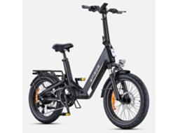 Bicicleta Elétrica Engwe L20 3.0 Boost Motor 250w Bateria 48v13.5ah Pneus De 20 Polegadas Travões A Disco Hidráulicos Certificação Tuv Preta