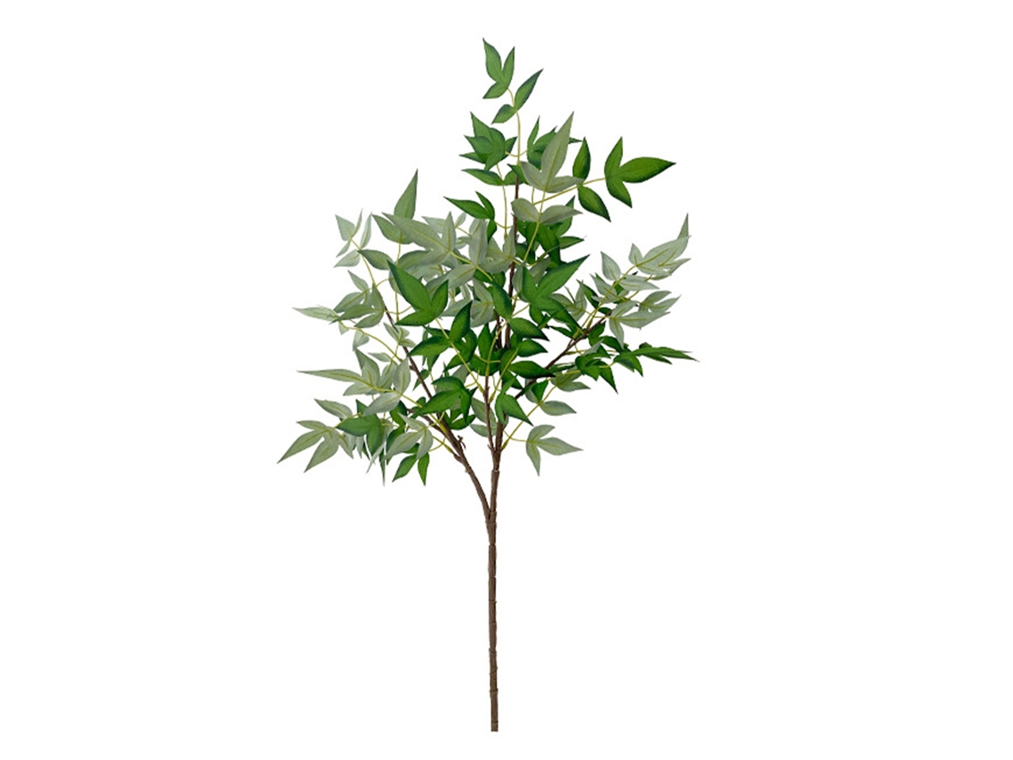 Laxiscreed Stem Nandina Single Com 28 Ramos Verde Claro Para Decoração Jardim E Interior
