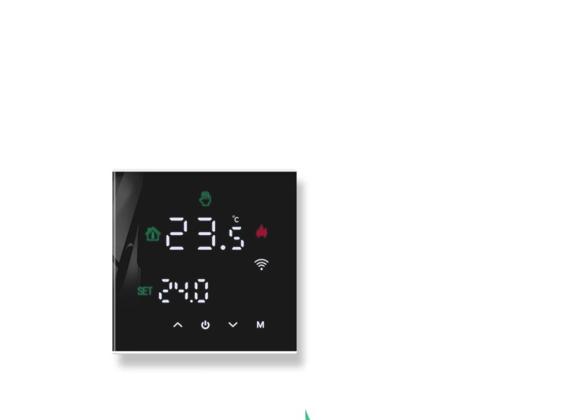 Lurelia Termostato De Piso Aquecido Com Wi-fi Para Casa Inteligente
