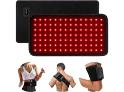Cinto De Terapia Com Luz Vermelha Para O Corpo, Dispositivo De Terapia Com Luz Infravermelha, Faixa Flexível De Led Com Temporizador Para Alívio