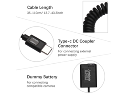 Andoer Type c Np fw50 Dummy Battery Dc Coupler 20w Pd Adapter Replacement For Sony A7s2 A7s A7 Ii R Rii A7m2 A6000 A6300 A6500 A7000 LAXISCREED