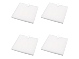 Conjunto De 4 Filtros De Reposição Para Aspirador Robô Ilife V8 V8s X750 X800 X785 V80 (branco + Preto)