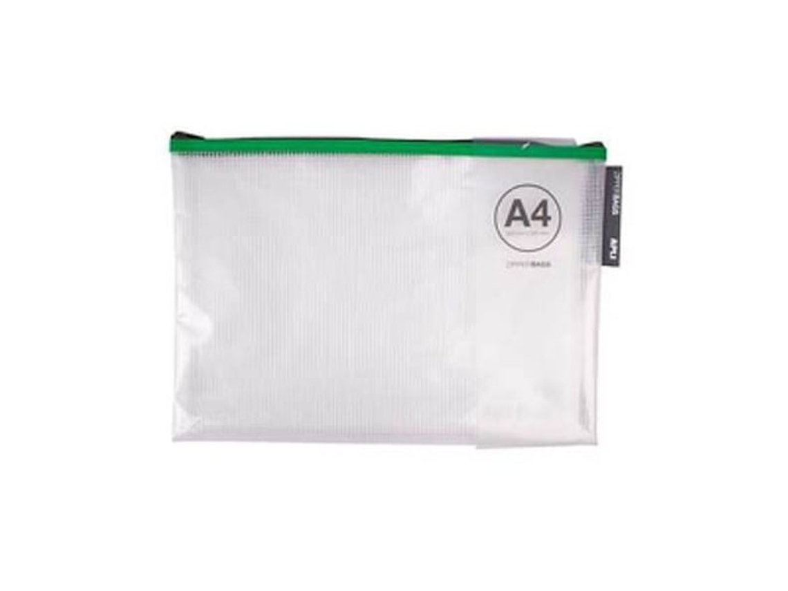 Bolsa A4 Com Fecho Correr Plástico Apli - Apli Apl17385