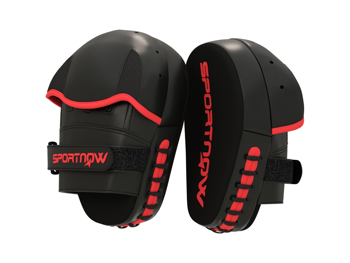Plastrons de Boxe, Paos de Muay Thai para Treino 24x19x4 cm Vermelho PONTOCASA