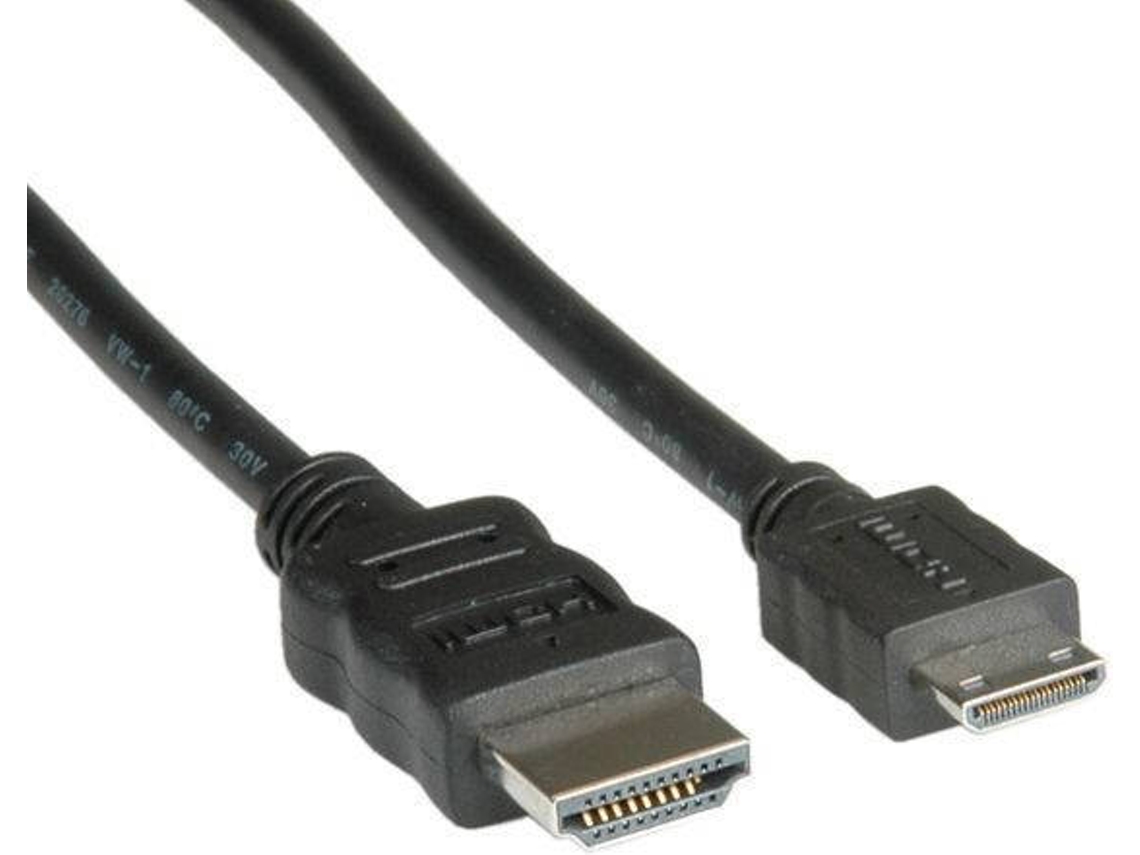 Cabo HDMI VALUE (Mini HDMI-C - 2 m - Preto)