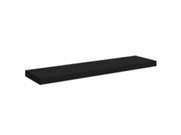 Prateleira Suspensa 90x23,5x3,8 Cm MDF Preto MAISON EXCLUSIVE