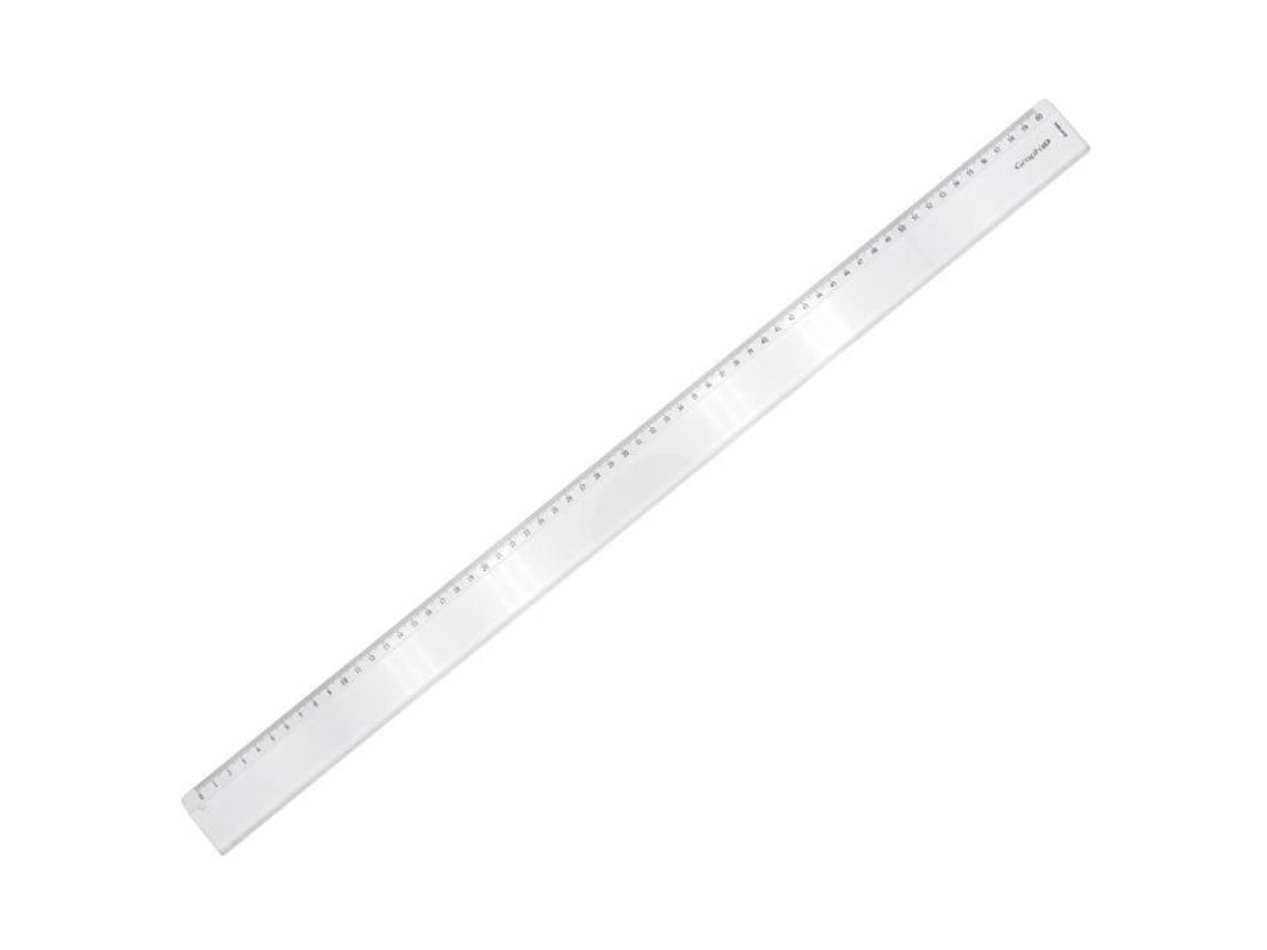 Régua Graphit 1 bisel borda anti-manchas 60 cm Incolor