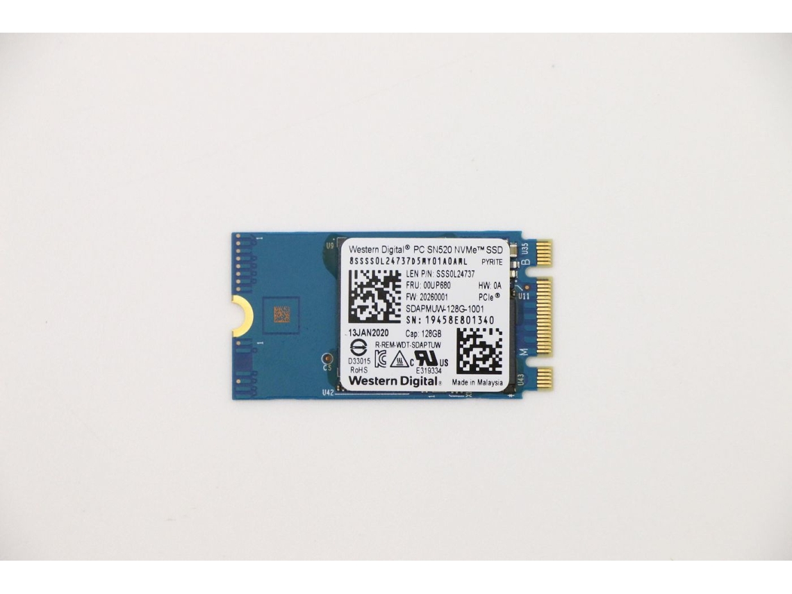 128gb M.2 Pcie Nvme Ssd Gen3x2 Lenovo