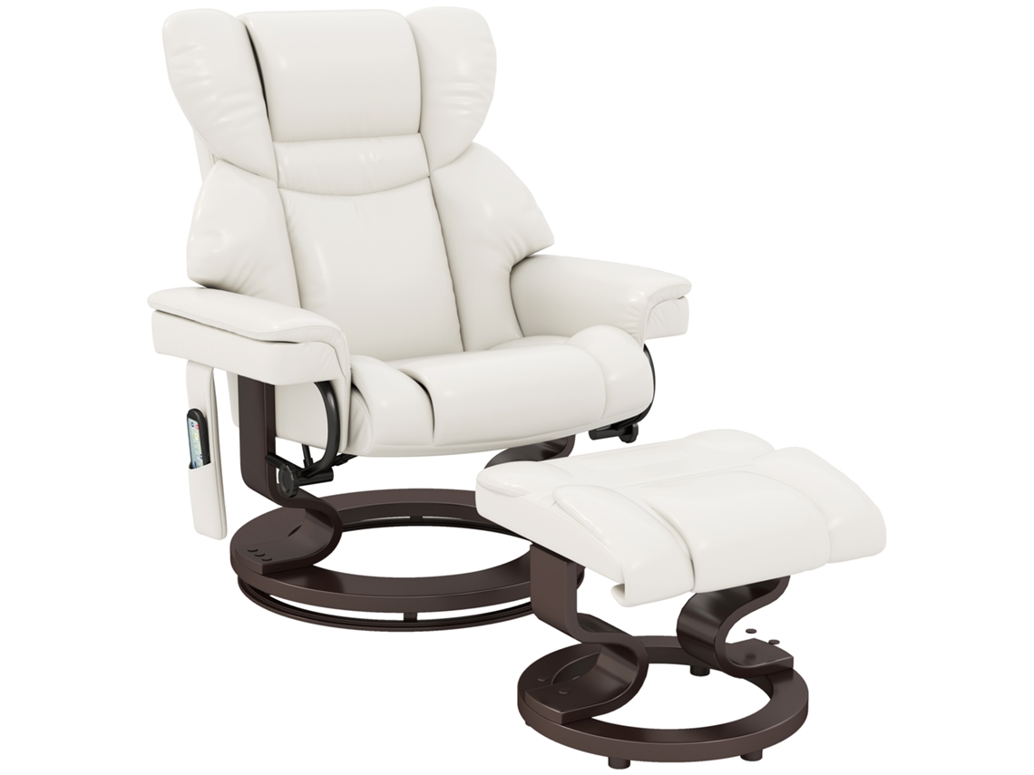 Poltrona Reclinável com Massagem Vibratória 8 Pontos e Controle VELTRIX