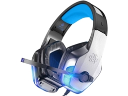 Auscultadores Gaming ENKES Enkers V-4 para Xbox One Ps4 Pc Controlador com Cancelamento de Ruído e Microfone Led Light