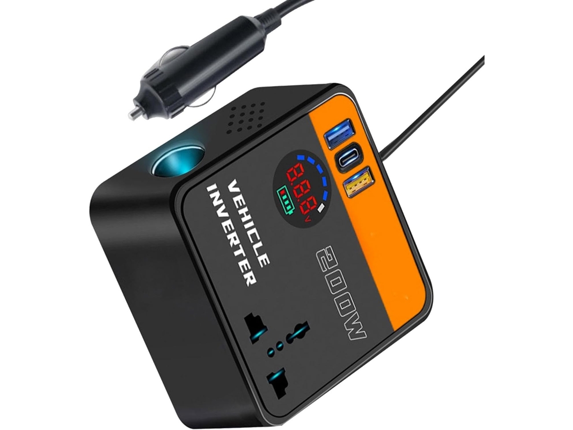Adaptador Conversor De Tomada Para Inversor De Veículo Veicular,
