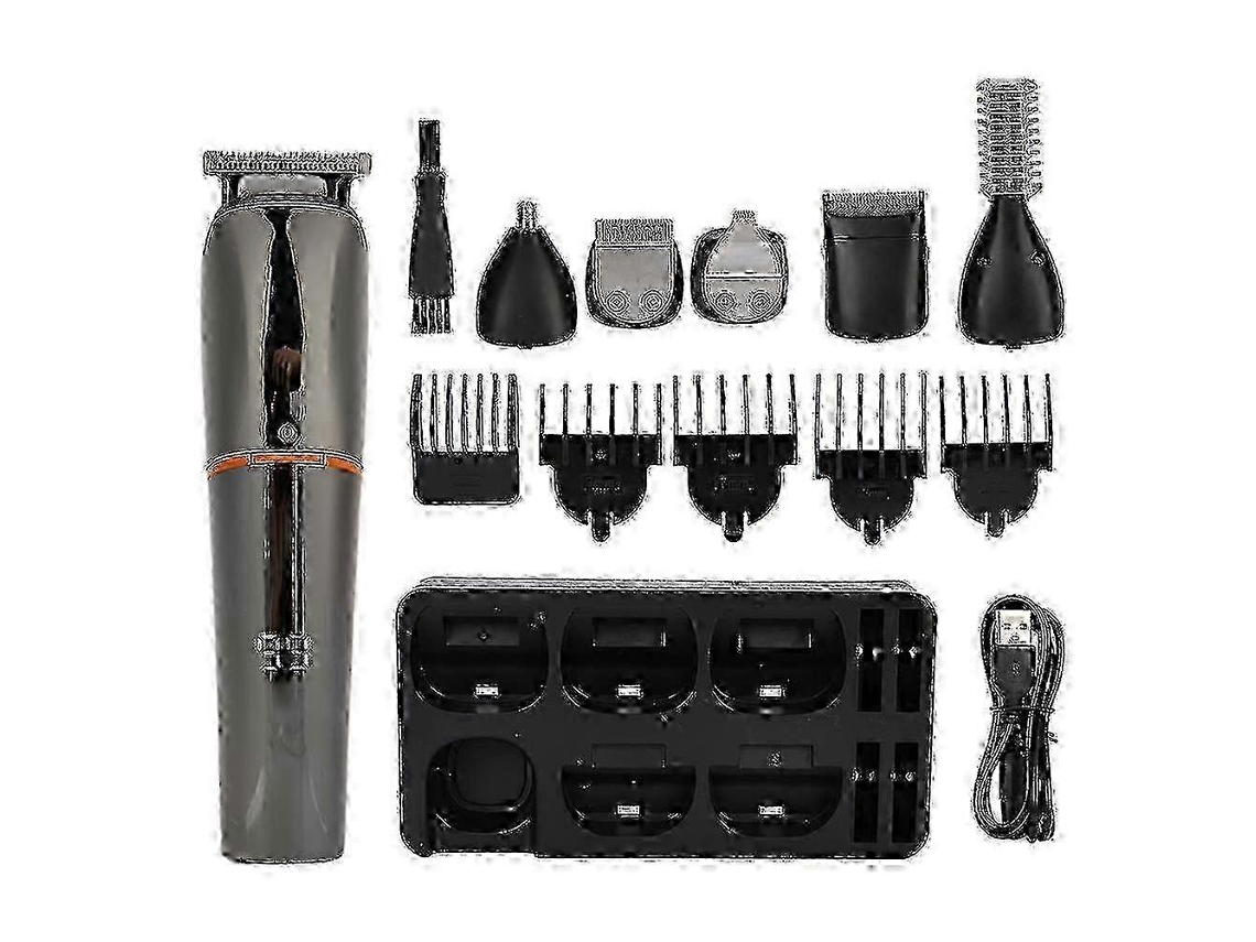 Kit De Aparador Multifuncional, Material Resistente, Corte Ajustável, Para Barba E Cabelo