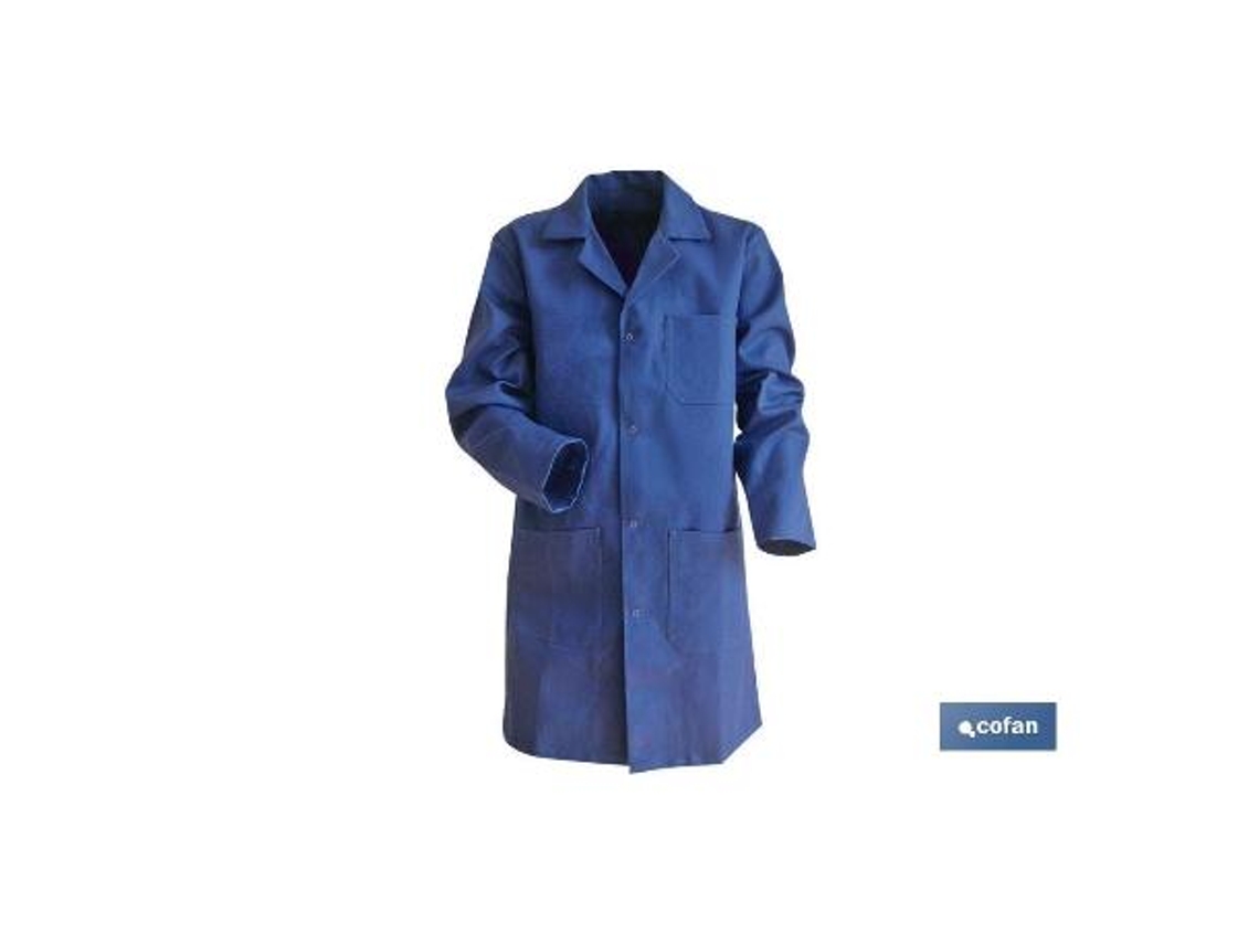 Bata azul oscura limeur 100% algodón t-xl