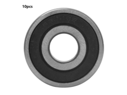 10pcs Rolamento De Bola 6302-2rs Aço Selado Groove Profundo 15*42*13mm