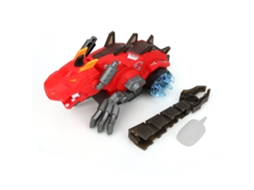 Mali brinquedo Dinossauro Elétrico com Spray Música e Luzes para Crianças Meninos Vermelho