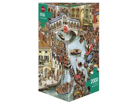 Puzzle 2000 peças Göbel Knorr, O Sole Mio! (Idade minima recomendada: 9 anos)