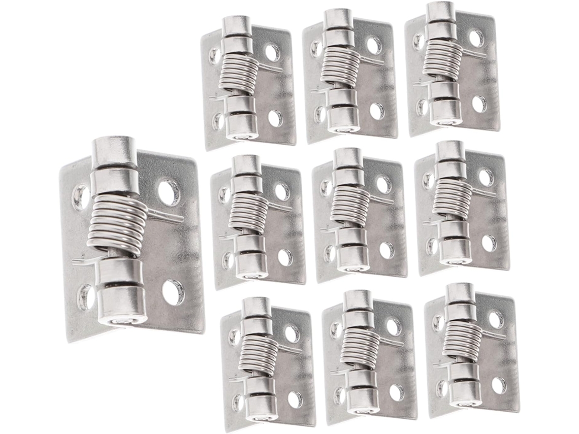 Conjunto De 10 Dobradiças Aço Inoxidável Com Fechamento Automático,
