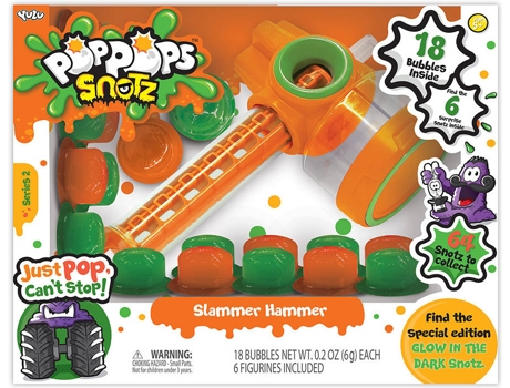 Jogo Criativo  Pop Pop Snotz - Martelo com 18 Pcs