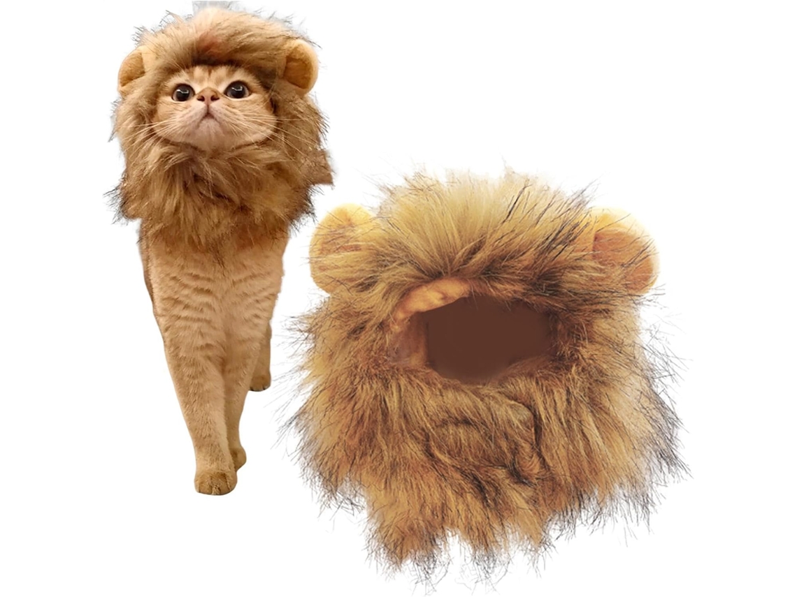 Brinquedo De Pelúcia Com Juba Leão Cães Orelhas