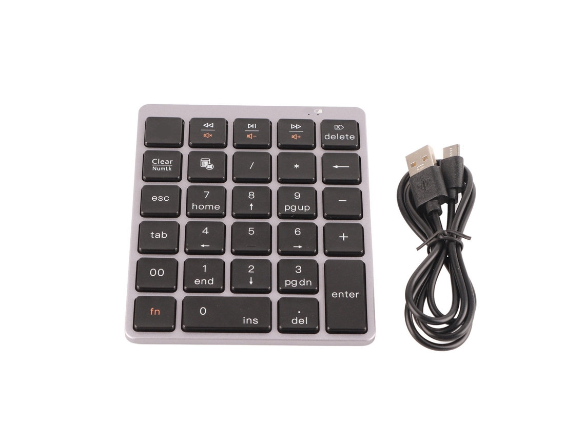 Teclado Numérico (bateria Interna Bluetooth 3.0 Sem Fio)