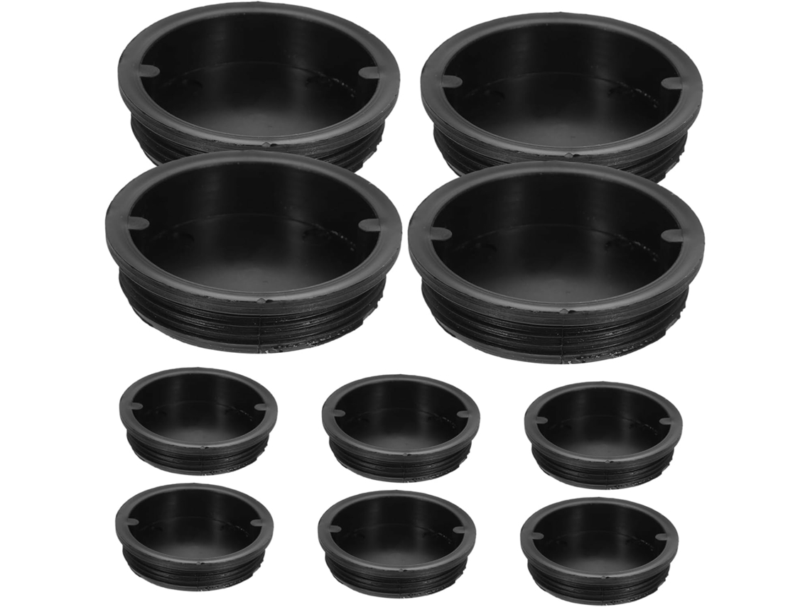 Kit Com 10 Tampas Plásticas Para Tambores De 200 Litros, Tampas De Vedação Reutilizáveis Para Óleo E Água, Alta Estanqueidade. Gokoco
